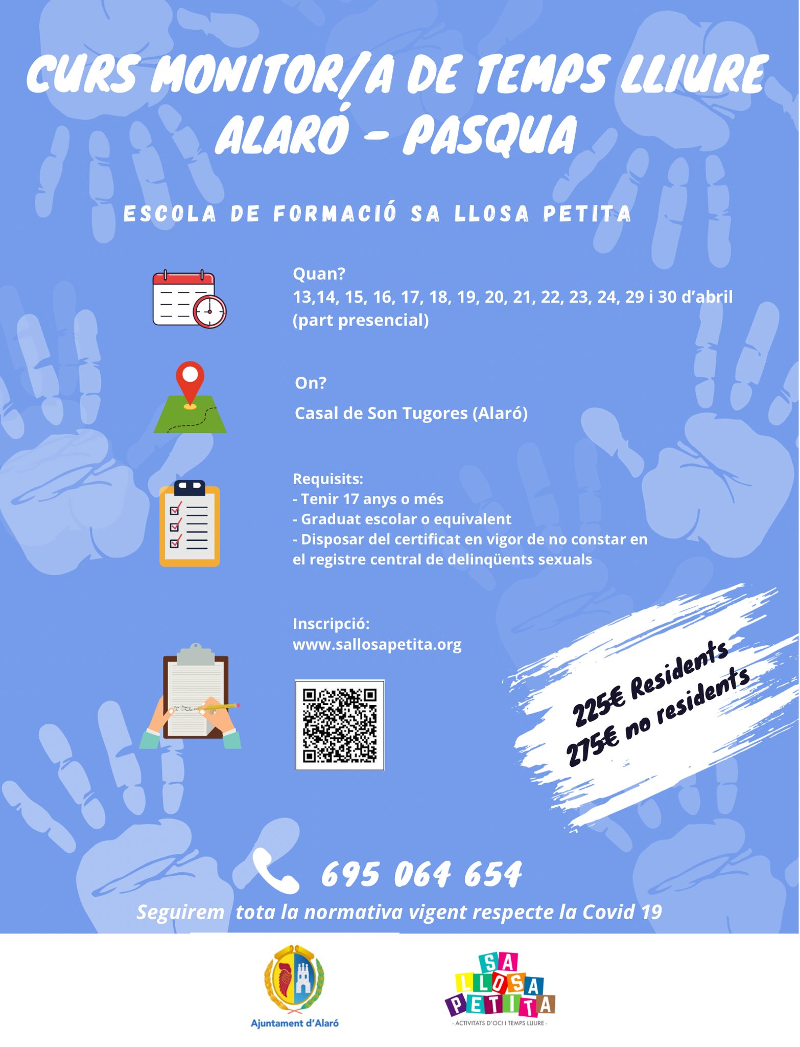CURS ALARÓ DE MONITOR D’EDUCACIÓ DE TEMPS LLIURE INFANTIL I JUVENIL