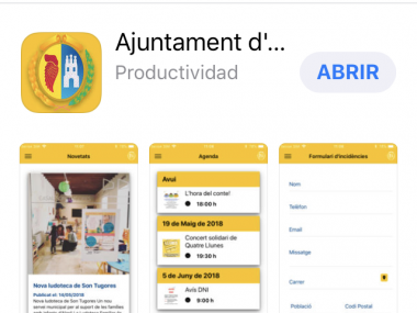 Nova aplicació mòbil municipal