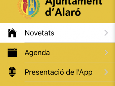 Nova aplicació mòbil municipal
