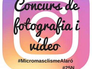 Concurs de fotografia i vídeo de micromasclismes