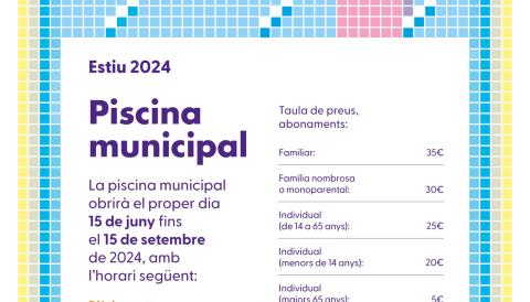 PISCINA ESTIU 2024